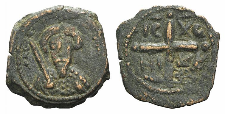 Crusaders, Antioch. Tancred (Regent, 1101-03, 1104-12). Æ Follis (21mm, 3.05g, 6...