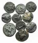 Lot of 10 Greek Æ coins, to be catalog. Lot sold as it, no returns