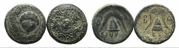 Lot of 2 Greek Æ coins, to be catalog. Lot sold as it, no returns