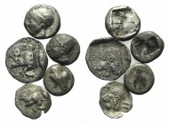 Lot of 5 Greek AR coins, to be catalog. Lot sold as it, no returns
