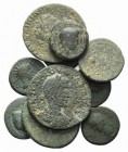Lot of 10 Roman Provincial Æ coins, to be catalog. Lot sold as it, no returns