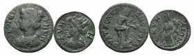 Lot of 2 Roman Provincial Æ coins, to be catalog. Lot sold as it, no returns