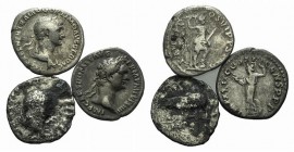 Lot of 3 Roman Imperial Denari, to be catalog. Lot sold as it, no returns