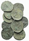 Lot of 10 Byzantine Folles, to be catalog. Lot sold as it, no returns