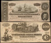Confederate Currency

Lot of (2) T-39 & T-51. Confederate Currency. 1862 $20 & $100. Very Fine & Extremely Fine.

A pair of 1862 notes. Included i...