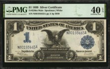 Silver Certificates

Fr. 236m. 1899 $1 Silver Certificate Mule. PMG Extremely Fine 40 EPQ.

John Burke back plate #5955. Good embossing is noticed...