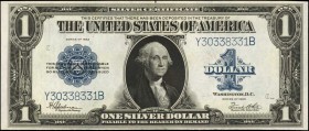 Silver Certificates

Fr. 237. 1923 $1 Silver Certificate. Choice About Uncirculated.

An attractive example of this 1923 Silver Certificate Ace.
...