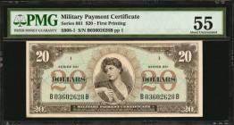 Military Payment Certificate

Military Payment Certificate. Series 661. $20. PMG About Uncirculated 55.

First printing. PMG comments "Pinholes, M...