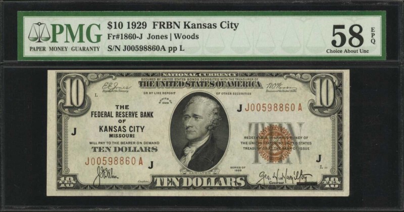 Federal Reserve Bank Notes

Fr. 1860-J. 1929 $10 Federal Reserve Bank Note. Ka...