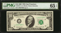 Federal Reserve Notes

Fr. 2018-L. 1969 $10 Federal Reserve Note. San Francisco. PMG Gem Uncirculated 65 EPQ.

A Gem example of this Series 1969 S...
