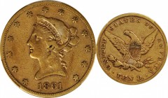 Liberty Head Eagle

1861 Liberty Head Eagle. VG-10 (PCGS).

PCGS# 8633. NGC ID: 2647.

Estimate: $ 1000