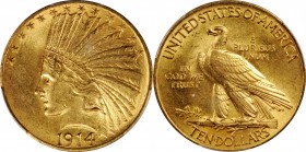 Indian Eagle

1914 Indian Eagle. MS-61 (PCGS).

PCGS# 8875. NGC ID: 28H2.

Estimate: $ 900