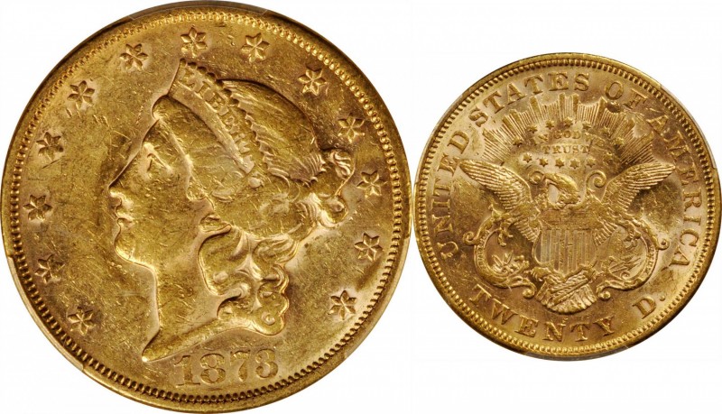 Liberty Head Double Eagle

1873-S Liberty Head Double Eagle. Close 3. AU-53 (P...