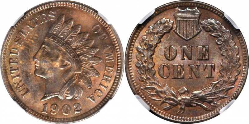 Indian Cent

Lot of (2) Choice Mint State Indian Cents, 1902-1909. (NGC).

I...