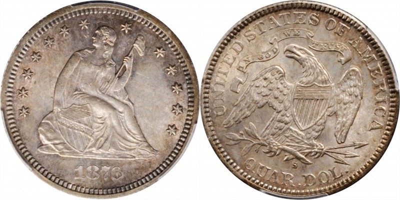 Liberty Seated Quarter

1876-S Liberty Seated Quarter. MS-61 (PCGS).

PCGS# ...