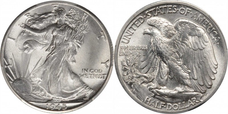 Walking Liberty Half Dollar

1945-D Walking Liberty Half Dollar. MS-66 (PCGS)....