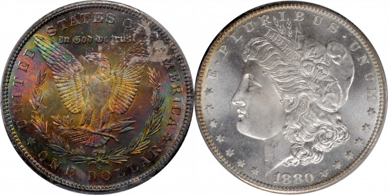 Morgan Silver Dollar

1880-S Morgan Silver Dollar. MS-67+ (PCGS). CAC.

PCGS...