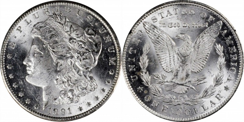 Morgan Silver Dollar

1891-CC GSA Morgan Silver Dollar. VAM-3. Top 100 Variety...