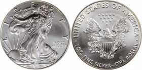 Silver Eagle

Lot of (2) 2016 West Point Mint Silver Eagles. (PCGS).

Included are: 2016-(W) First Strike, MS-70; and 2016-W (2019) Lettered Edge,...