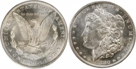 Mint Errors

1880-S Morgan Silver Dollar--Struck-Thru Reverse @ 6 O'Clock--MS-62 (PCGS).

PCGS# E7118. NGC ID: 2544.

Estimate: $ 100
