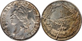 Confederate Cent. Bashlow Restrike

"1861" (1961) Confederate Cent. Bashlow Restrike. Silver. MS-66 (PCGS).

PCGS# 531291.

Estimate: $ 120