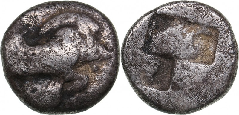 Ionia - Klazomenai AR Diobol - (circa 480-400 BC)
1.00 g. 9mm. F- Forepart of a...