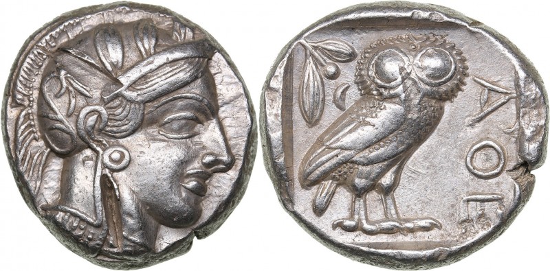 Attica - Athens AR Tetradrachm (circa 454-404 BC.)
17.14 g. 24mm. UNC/UNC Mint ...