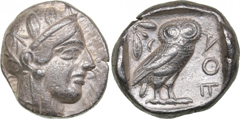 Attica - Athens AR Tetradrachm (circa 454-404 BC.)
17.17 g. 25mm. VF/XF- Traces...