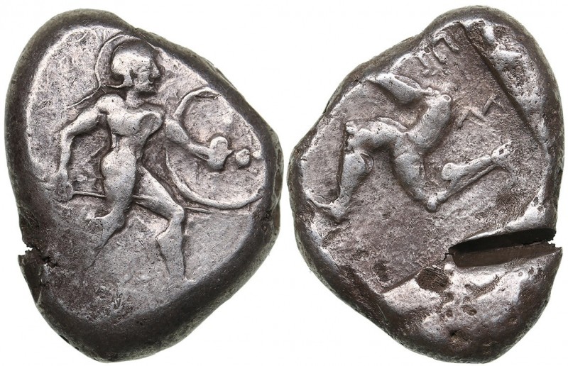 Pamphylia - Aspendos AR Stater - (circa 465-430 BC)
10.75 g. 23mm. VF+/XF Hopli...