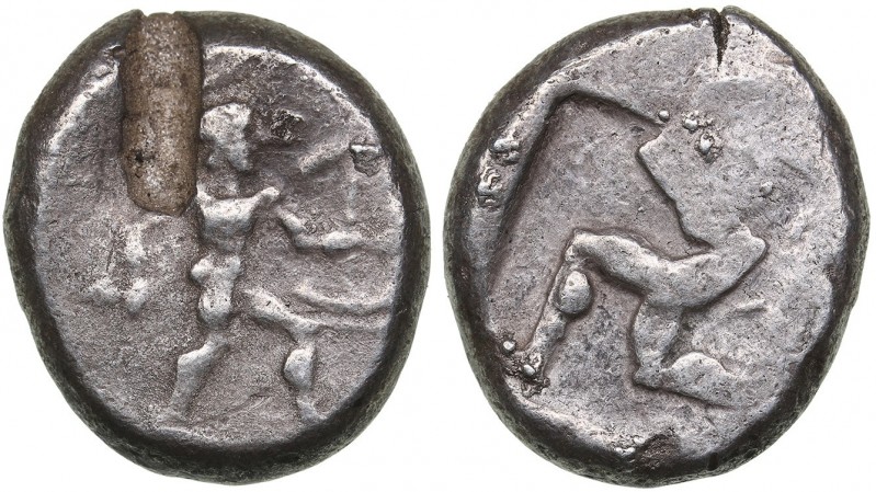 Pamphylia - Aspendos AR Stater - (circa 465-430 BC)
10.82 g. 22mm. VF/VF Hoplit...