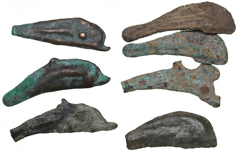 Ancients Skythia, Olbia Cast Æ Dolphin (Circa 450-425 BC) (7)
Different conditi...