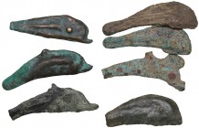 Ancients Skythia, Olbia Cast Æ Dolphin (Circa 450-425 BC) (7)
Different condition. Total weight 16.41 g.