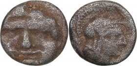 Pisidia - Selge AR Obol - (circa 350-300 BC)
0.83 g. 10mm. VF/VF Facing Gorgoneion / Helmeted head of Athena to right.