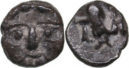 Pisidia - Selge AR Obol - (circa 350-300 BC)
0.84 g. 9mm. VF/VF Facing Gorgoneion / Helmeted head of Athena to right.