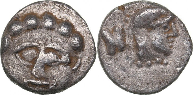Pisidia - Selge AR Obol - (circa 350-300 BC)
0.61 g. 9mm. XF/XF Facing Gorgonei...