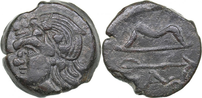 Bosporus Kingdom, Pantikapaion Æ obol (Ca. 275-245 BC)
6.21 g. 19mm. XF/XF Peri...