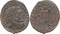 Roman Empire Æ follis - Constantine I 307-337 AD
3.54 g. 27mm. AU/VF+ IMP C CONSTANTINVS P F AVG, Bust of emperor righ/ IOVI CONSERVATORI AVGGNN, Jup...
