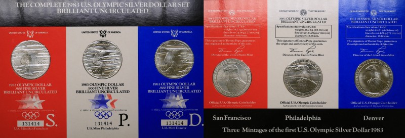 USA Coins set 1983 Olympics
UNC