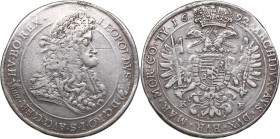 Austria - Holy Roman Empire Taler 1692
26.92 g. F/F Kremintz. The coin has been mounted.