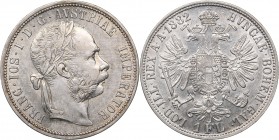 Austria Florin 1882
12.33 g. UNC/UNC Mint luster.