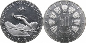 Austria 50 schilling 1964 - Olympics
20.06 g. UNC/UNC
