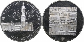Austria 100 schilling 1976 - Olympics Innsbruck 1976
23.99 g. PROOF