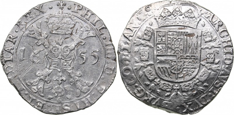 Belgia - Brugge Patagon 1655
27.99 g. XF/AU Mint luster. Vanhoudt# 645 BG.