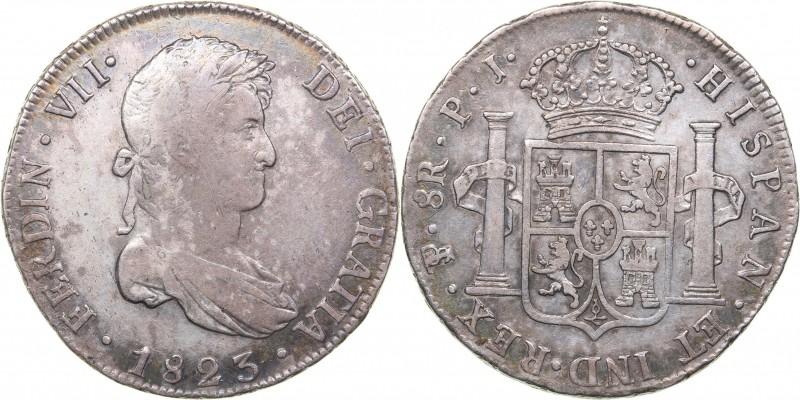 Bolivia 8 reales 1823
26.76 g. VF/VF Potosi.