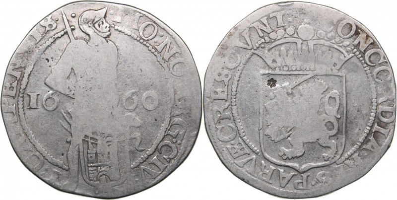 Netherlands - Campen 1 silver ducat 1660
26.93 g. F/F NPM Ka 37.