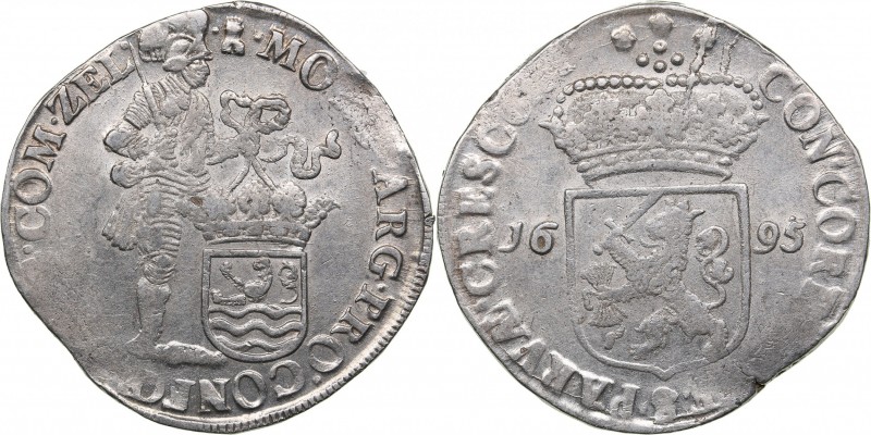 Netherlands - Zeeland 1 silver ducat 1695
28.13 g. AU/AU Mint luster. NPM Ze 50...