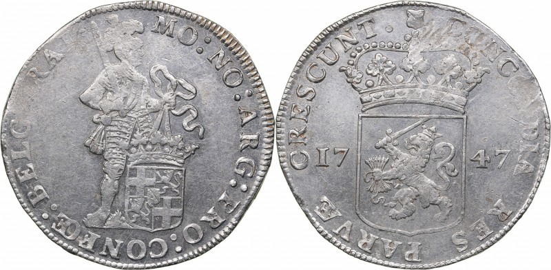 Netherlands - Utrecht 1 silver ducat 1747
27.70 g. AU/UNC Mint luster. Very rar...