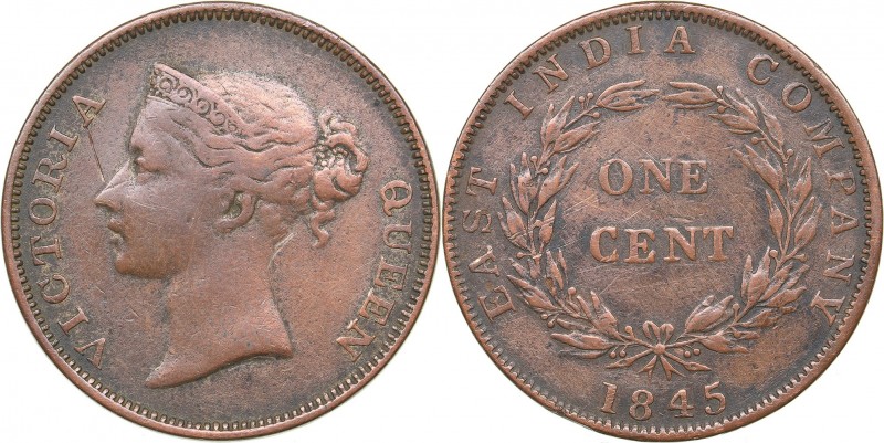 India - British India 1 cent 1845
9.06 g. F/F