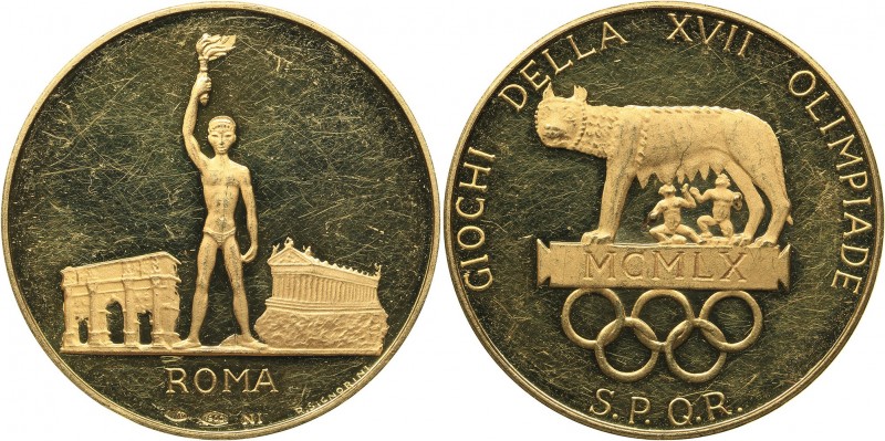 Italy medal 1960 Roma Olympics
10.56 g. PROOF Au900