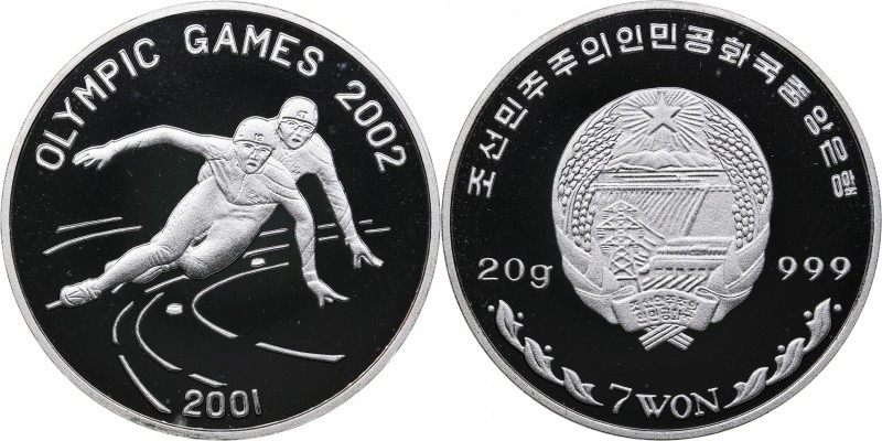 North Korea 7 won 2001 - Olympics Salt Lake 2002
19.86 g. PROOF